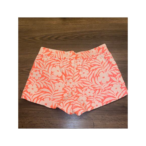 J.Crew Floral Jacquard Boardwalk Shorts | Pink Summer Staple | Size 4 - Picture 2 of 6